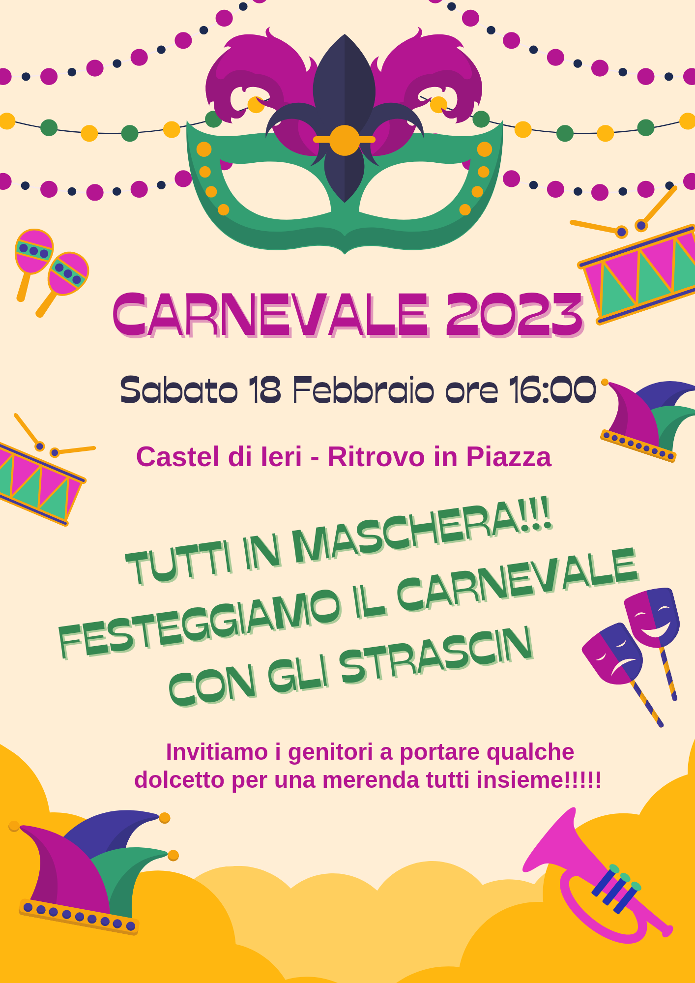 Carnevale 2023 a Castel di Ieri (AQ)