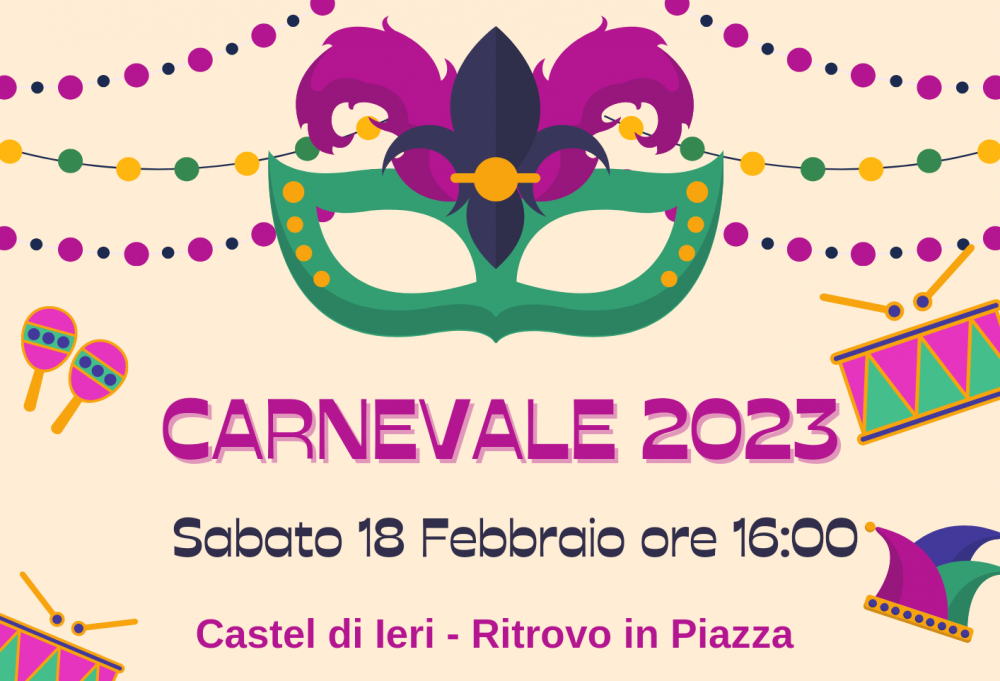 Il rito dello strascin - Carnevale 2023 a Castel di Ieri (AQ)