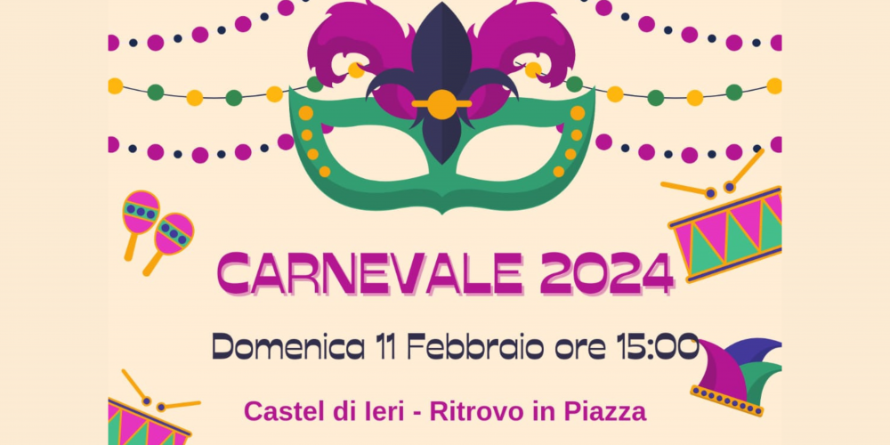 Gli strascin di Castel di Ieri - Carnevale 2024